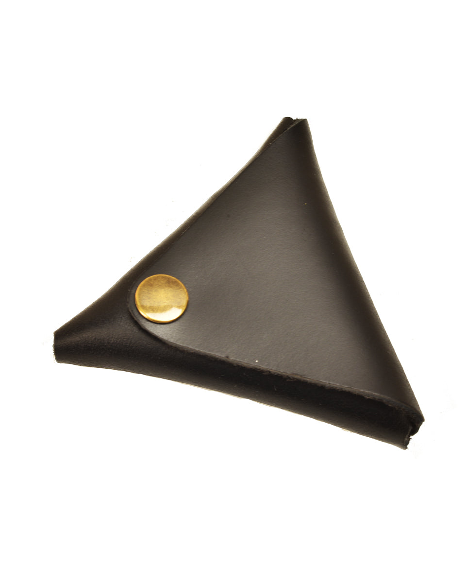Leather Triangle Pouch