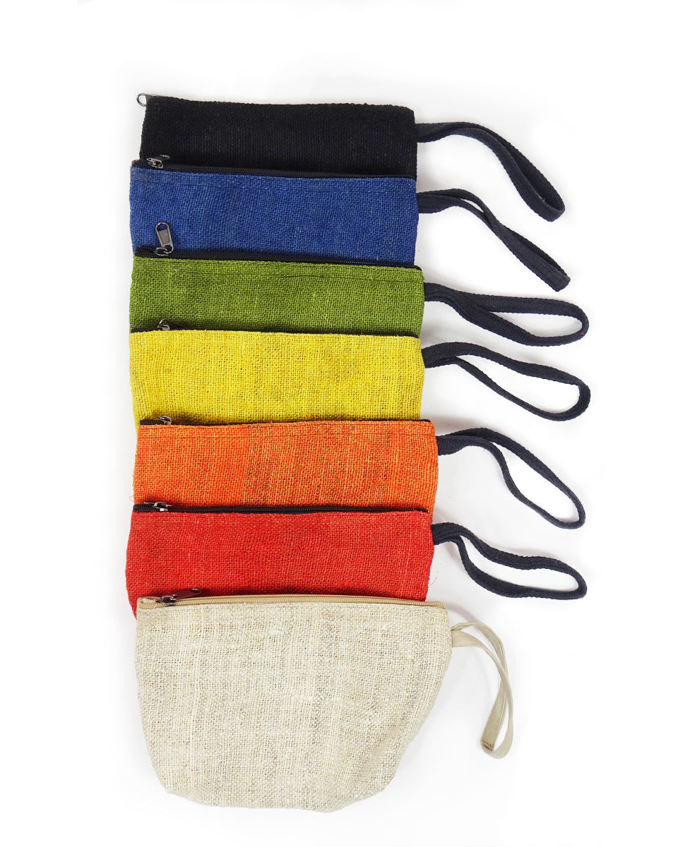 Large Hemp Wrist Pouch