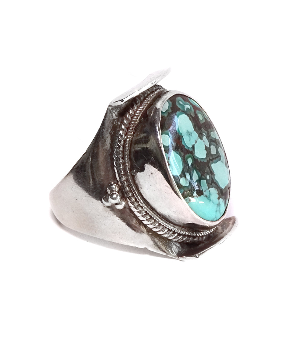 Large Stone Saddle Ring