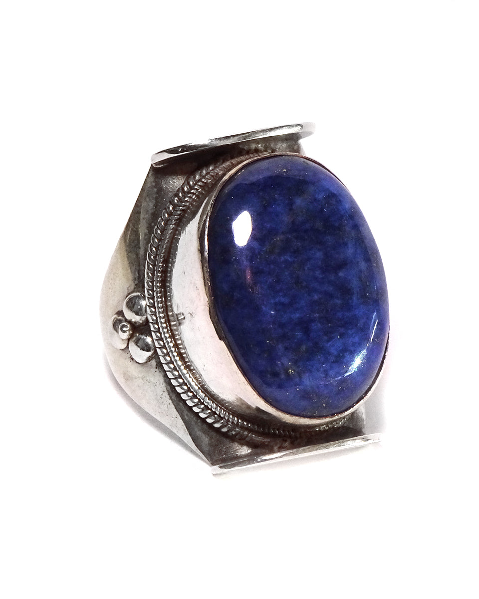 Large Stone Saddle Ring