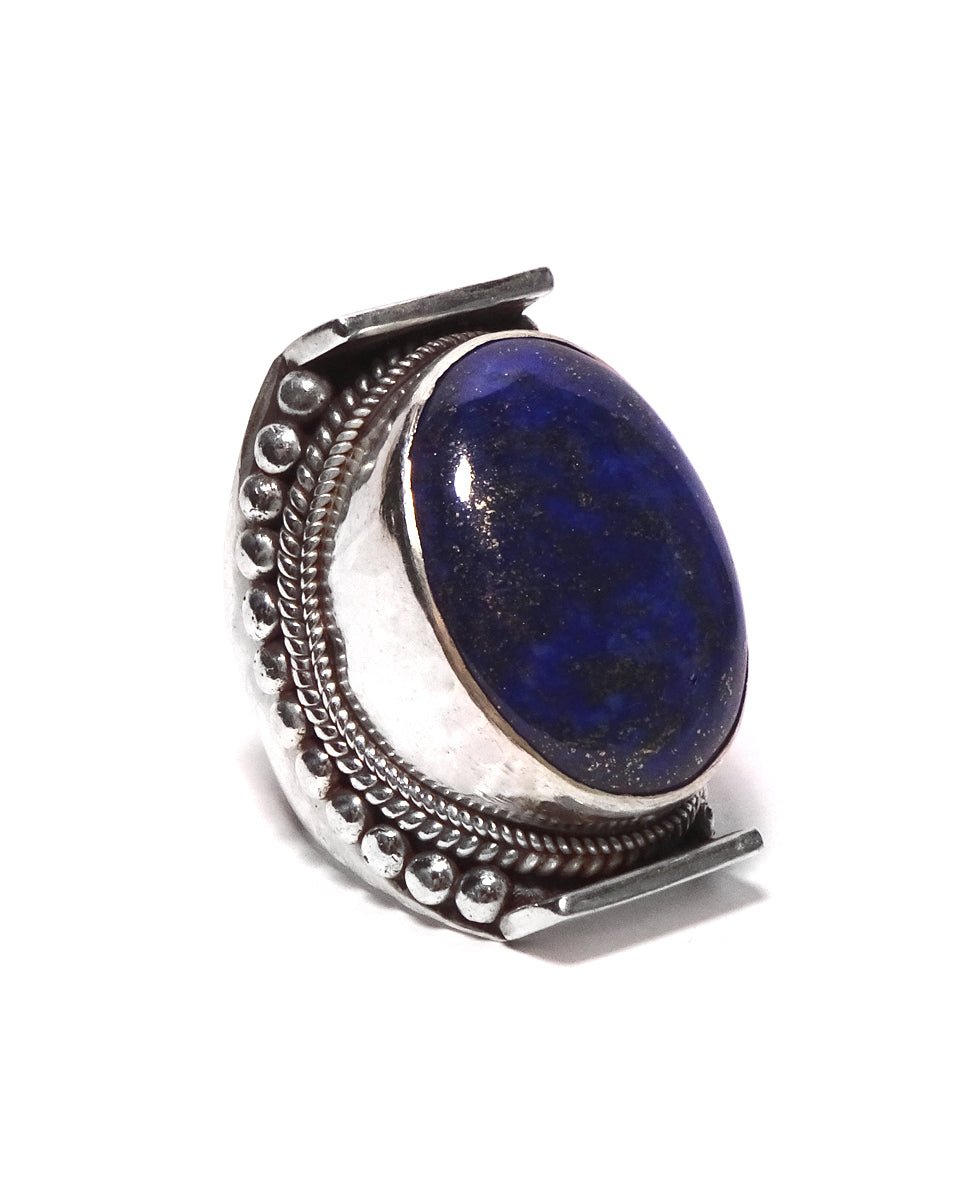 Large Stone Saddle Ring