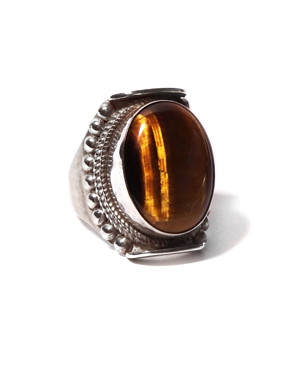 Large Stone Saddle Ring