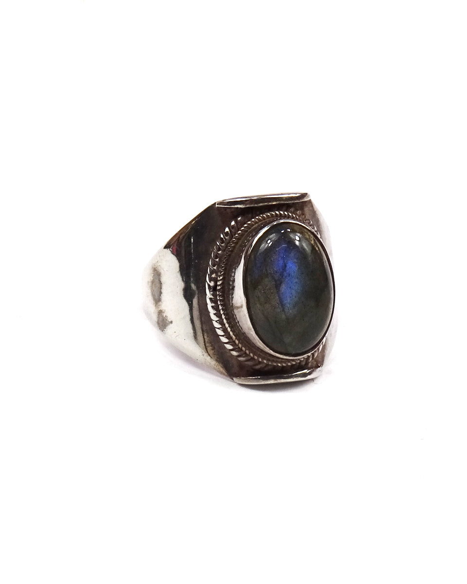 Saddle Ring with Stone