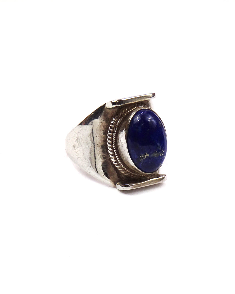 Saddle Ring with Stone