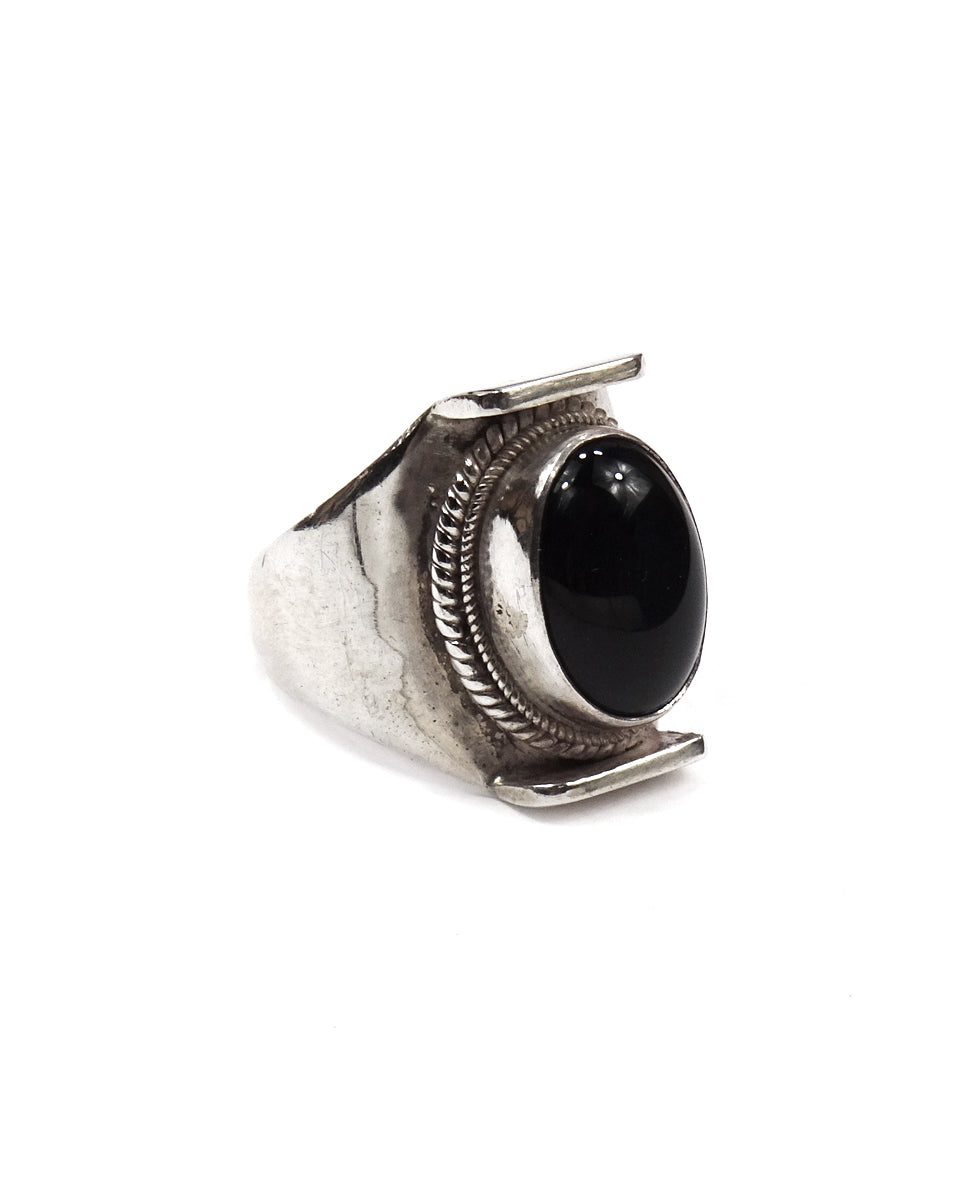 Saddle Ring with Stone