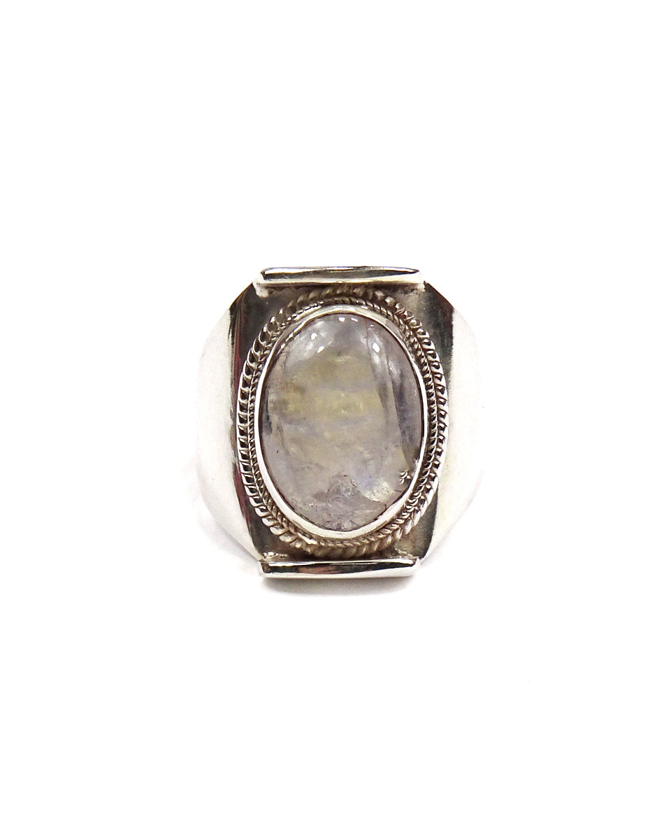 Saddle Ring with Stone