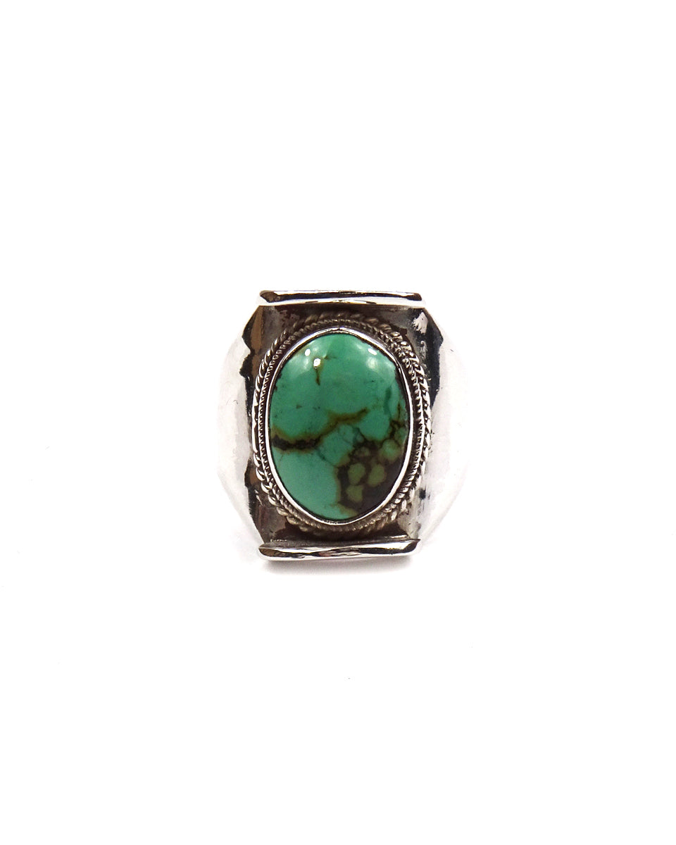 Saddle Ring with Stone