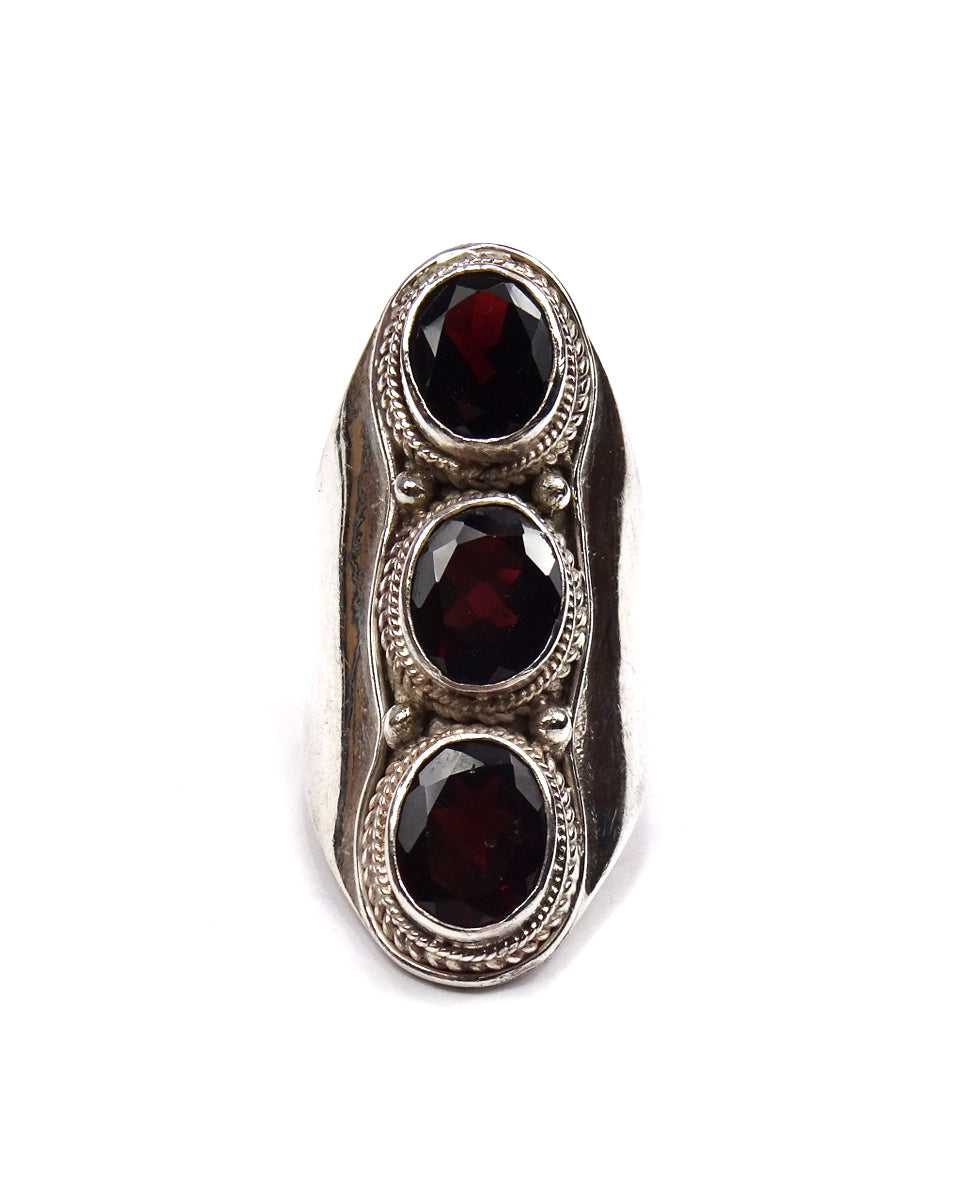 Simple Triple Stone Ring