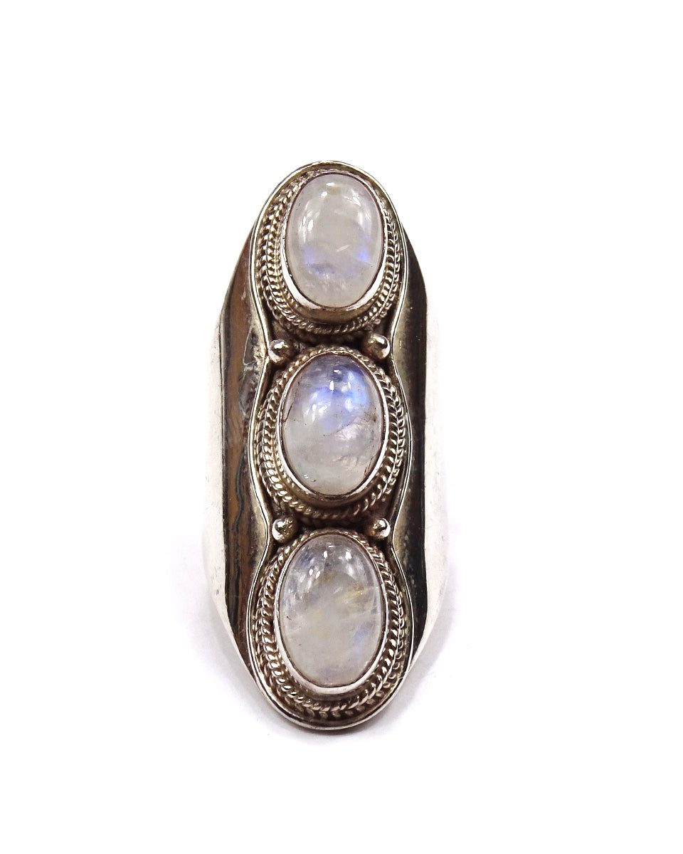 Simple Triple Stone Ring
