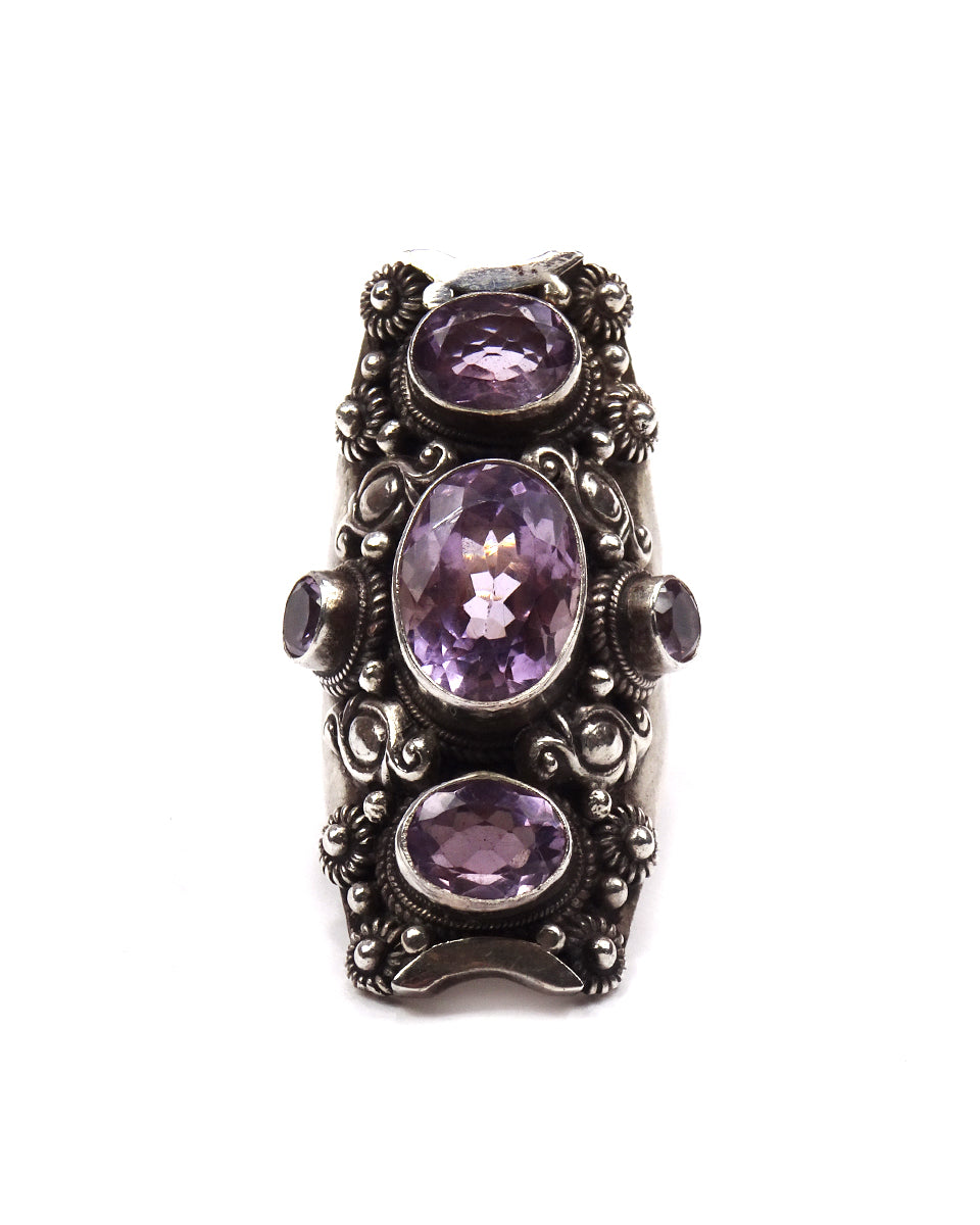 5-Stone Floral Ring