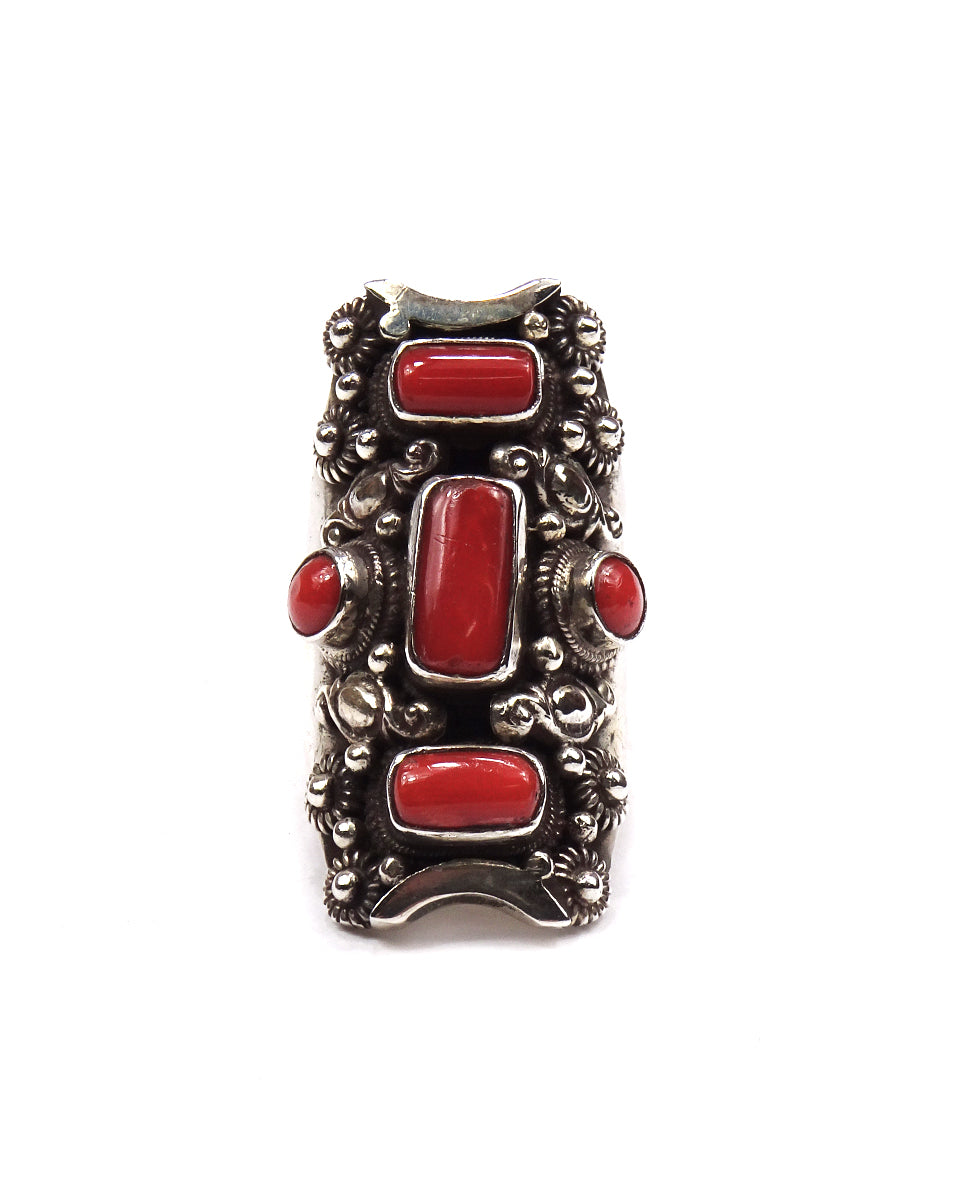5-Stone Floral Ring