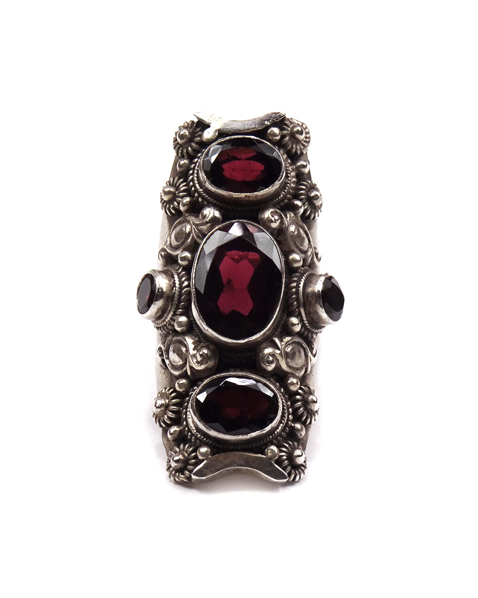 5-Stone Floral Ring