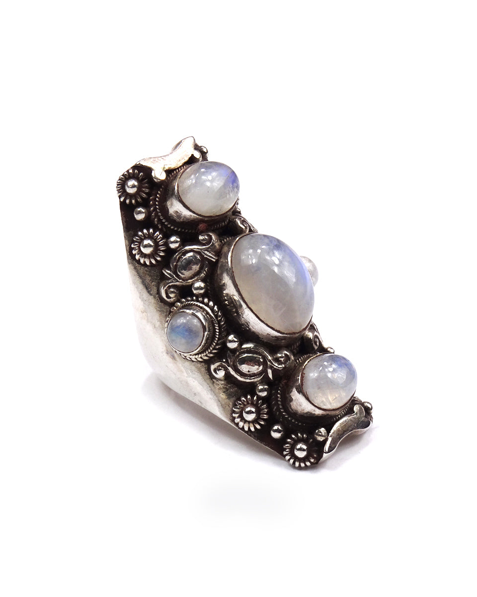5-Stone Floral Ring