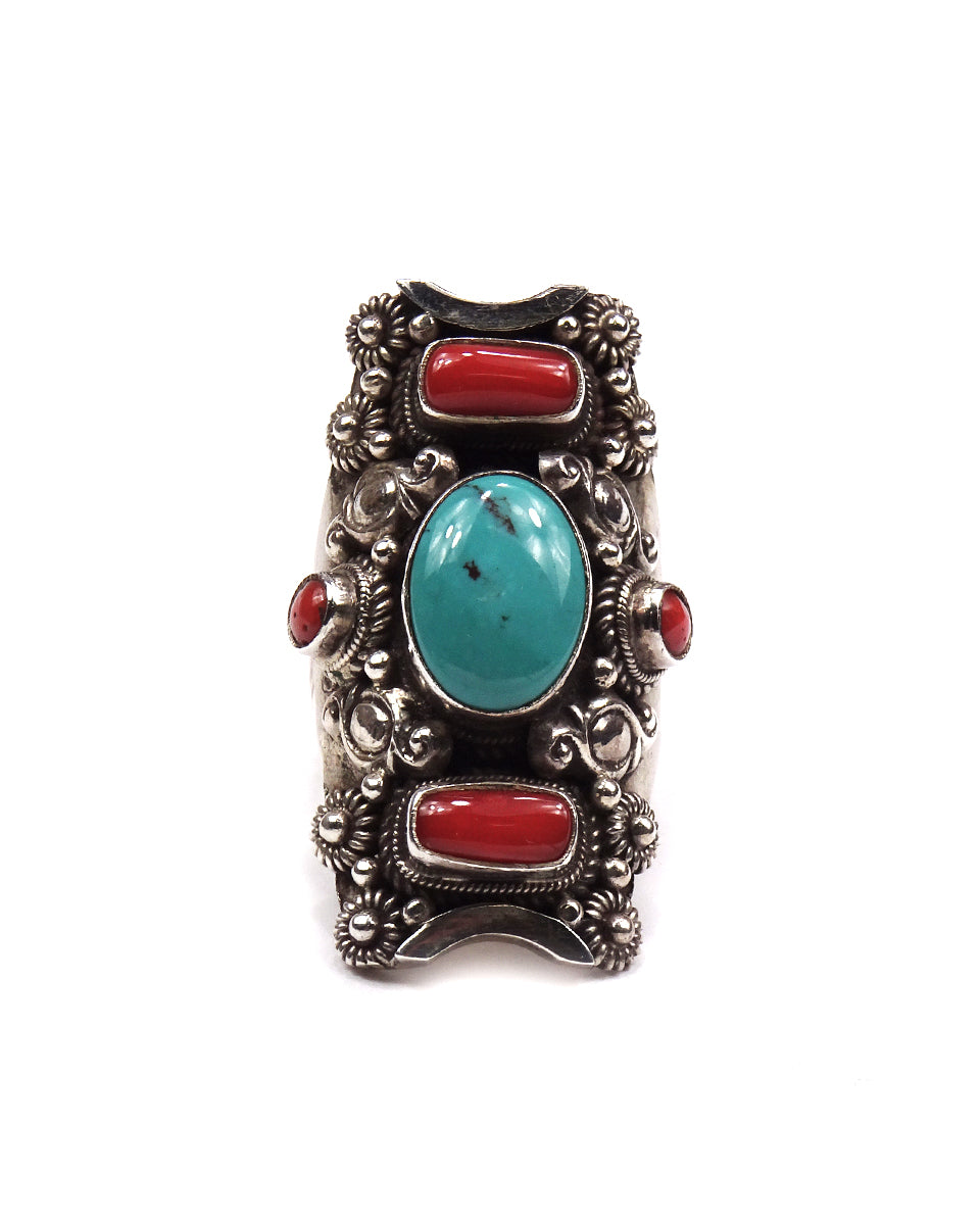 5-Stone Floral Ring
