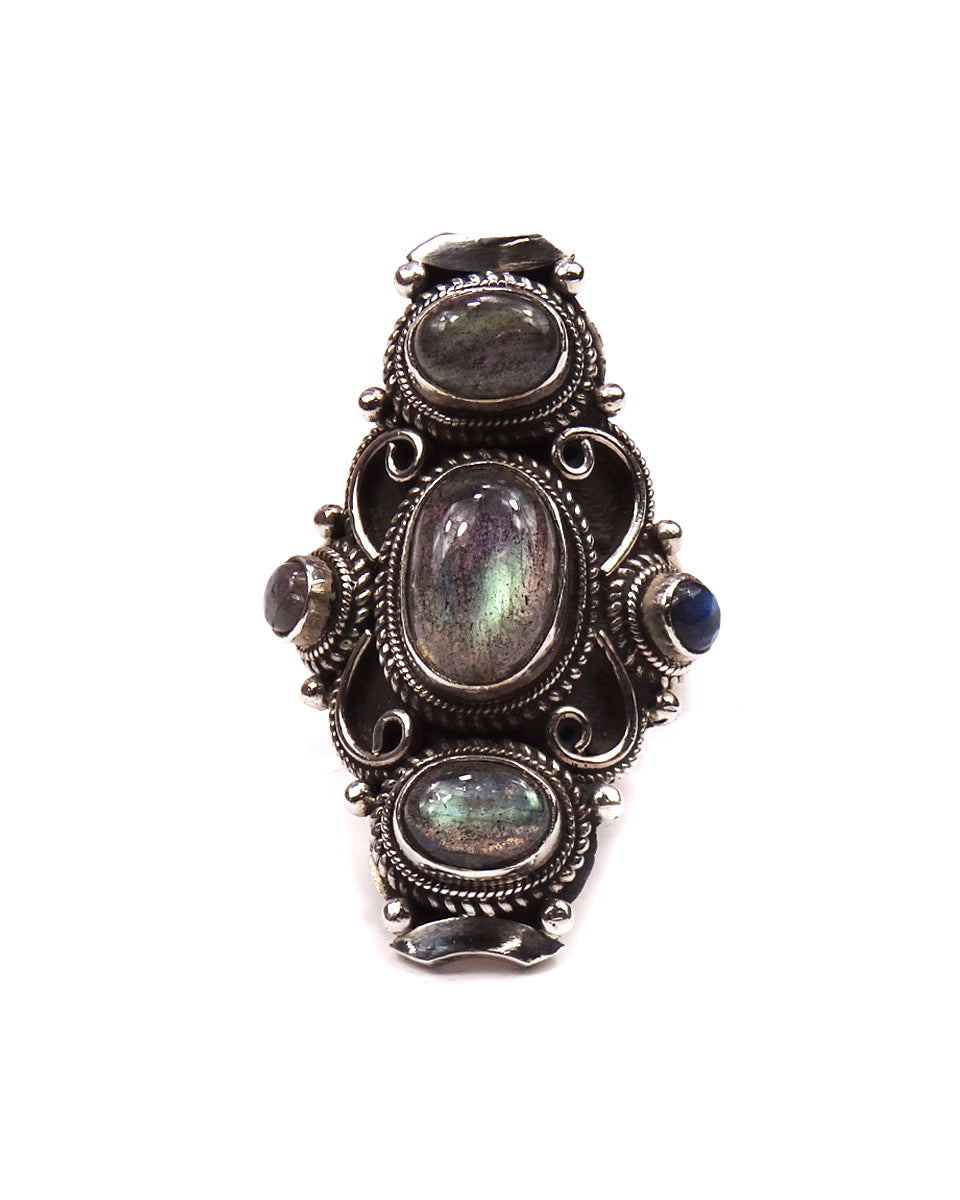 5-Stone Spiral Ring
