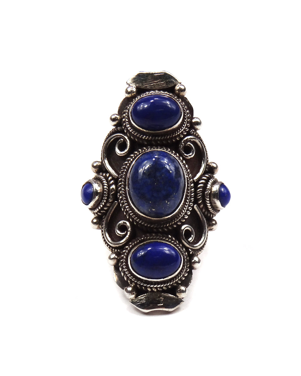 5-Stone Spiral Ring