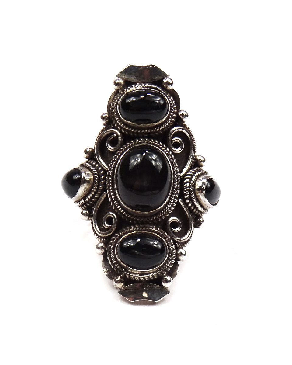 5-Stone Spiral Ring
