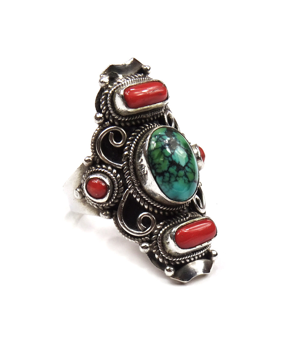 5-Stone Spiral Ring