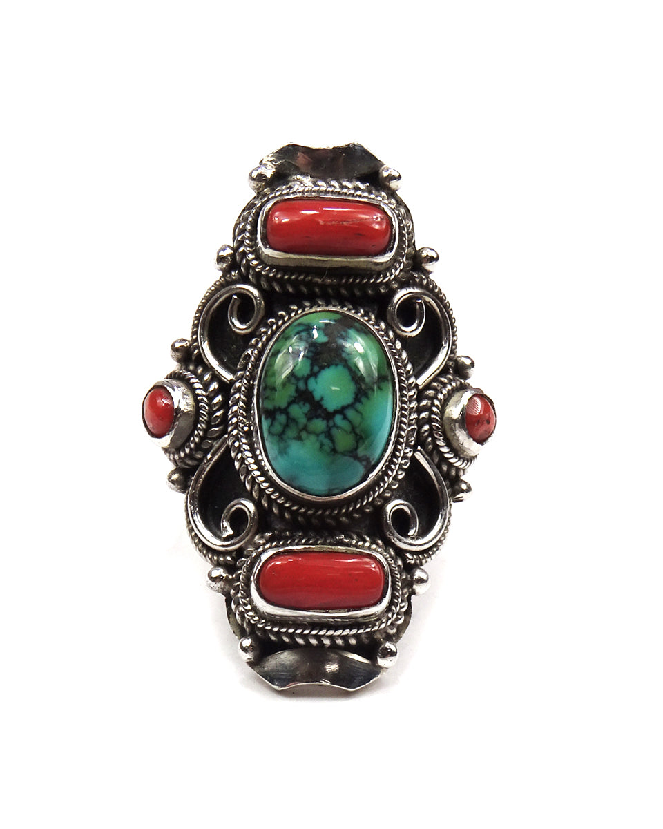 5-Stone Spiral Ring