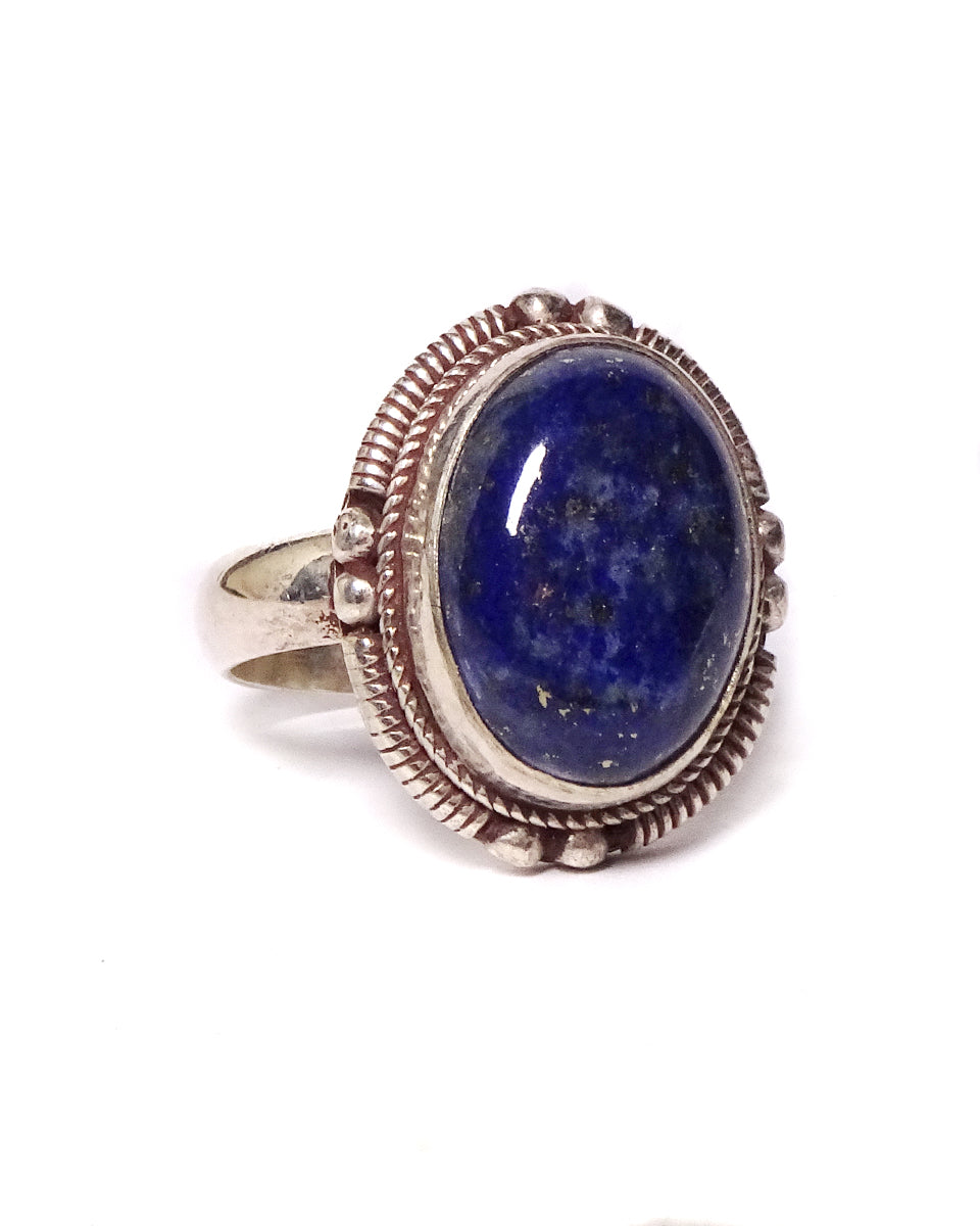 Simple Ring with Oval Stone