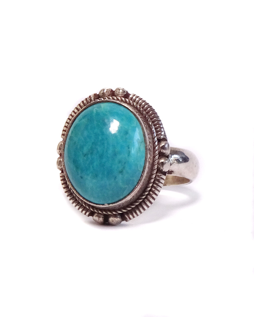 Simple Ring with Oval Stone
