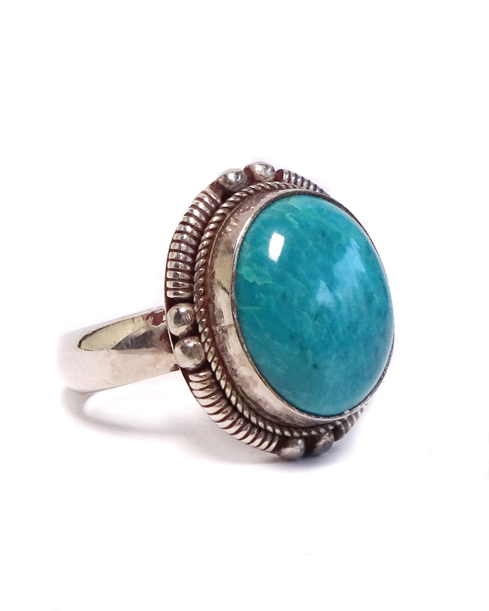 Simple Ring with Oval Stone