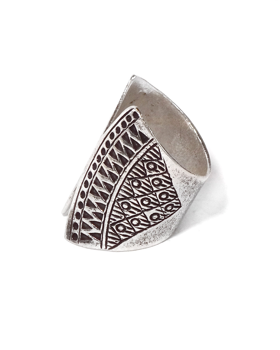 Zig Zag Tribal Butterfly Ring