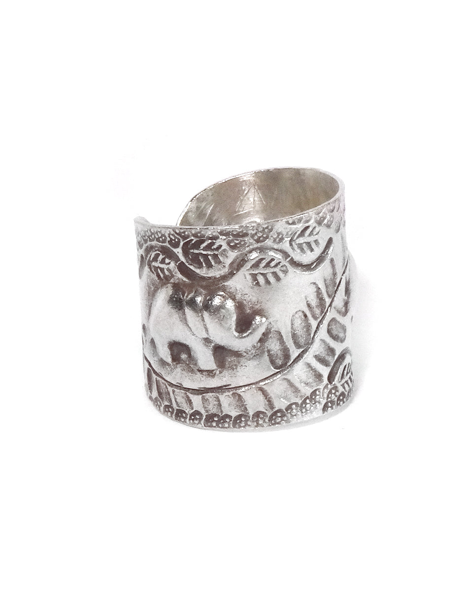 Floral Tribal Elephant Ring
