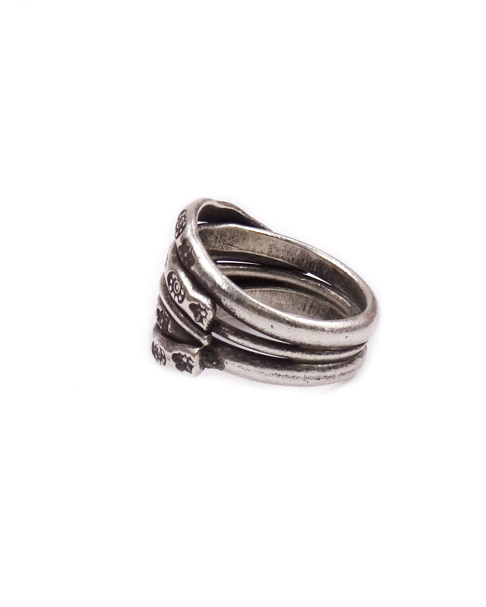 Layered Stack Tribal Ring