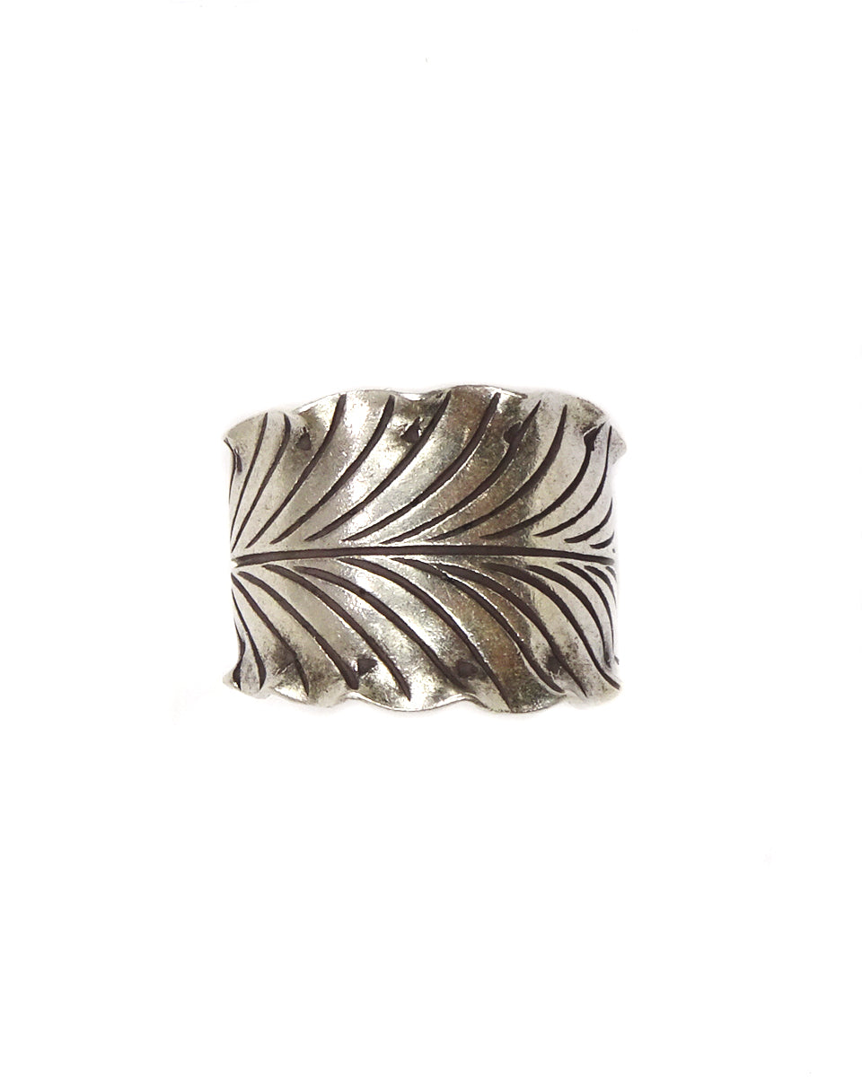 Tribal Leaf Ring