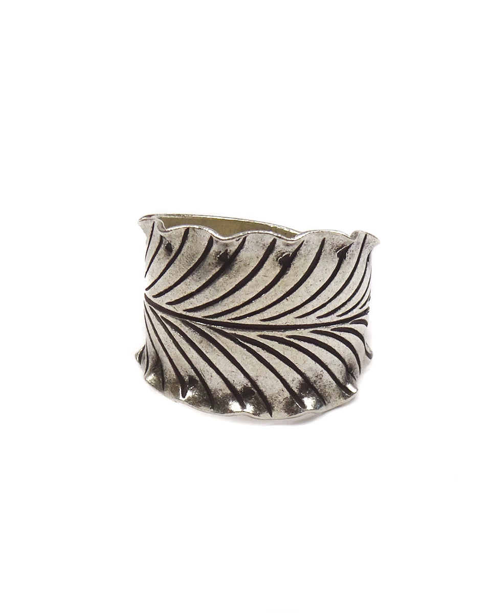 Tribal Leaf Ring
