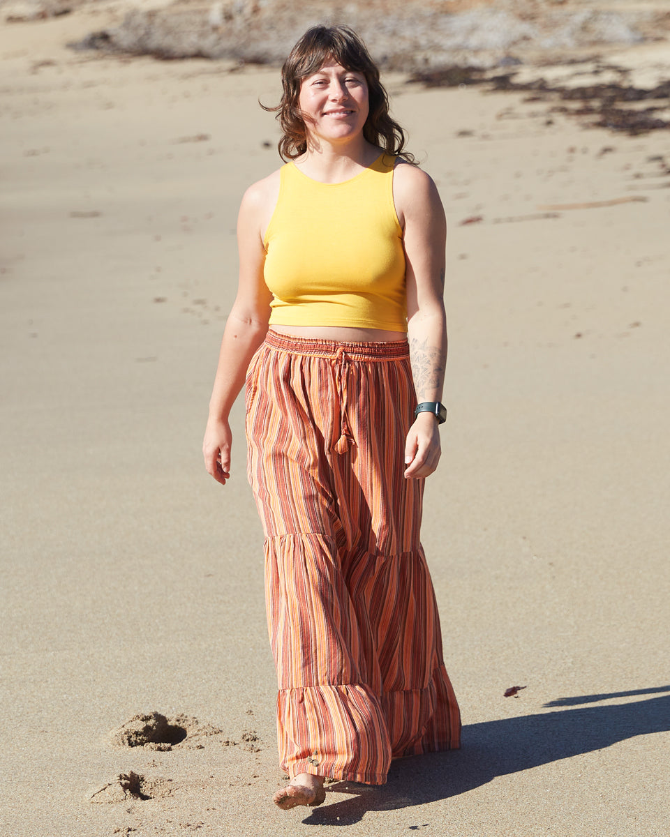Tiered Peasant Skirt