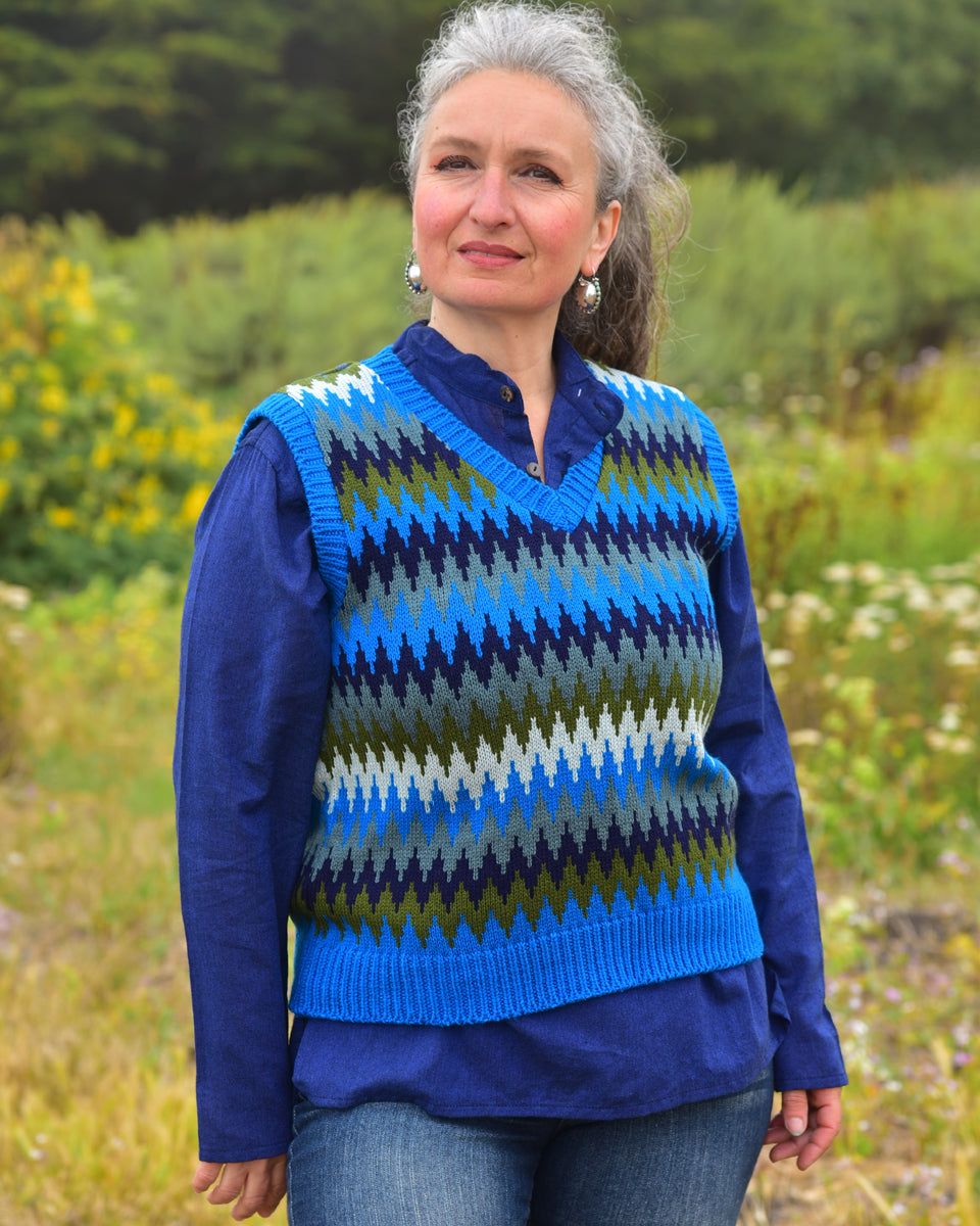 Zig Zag Sweater Vest