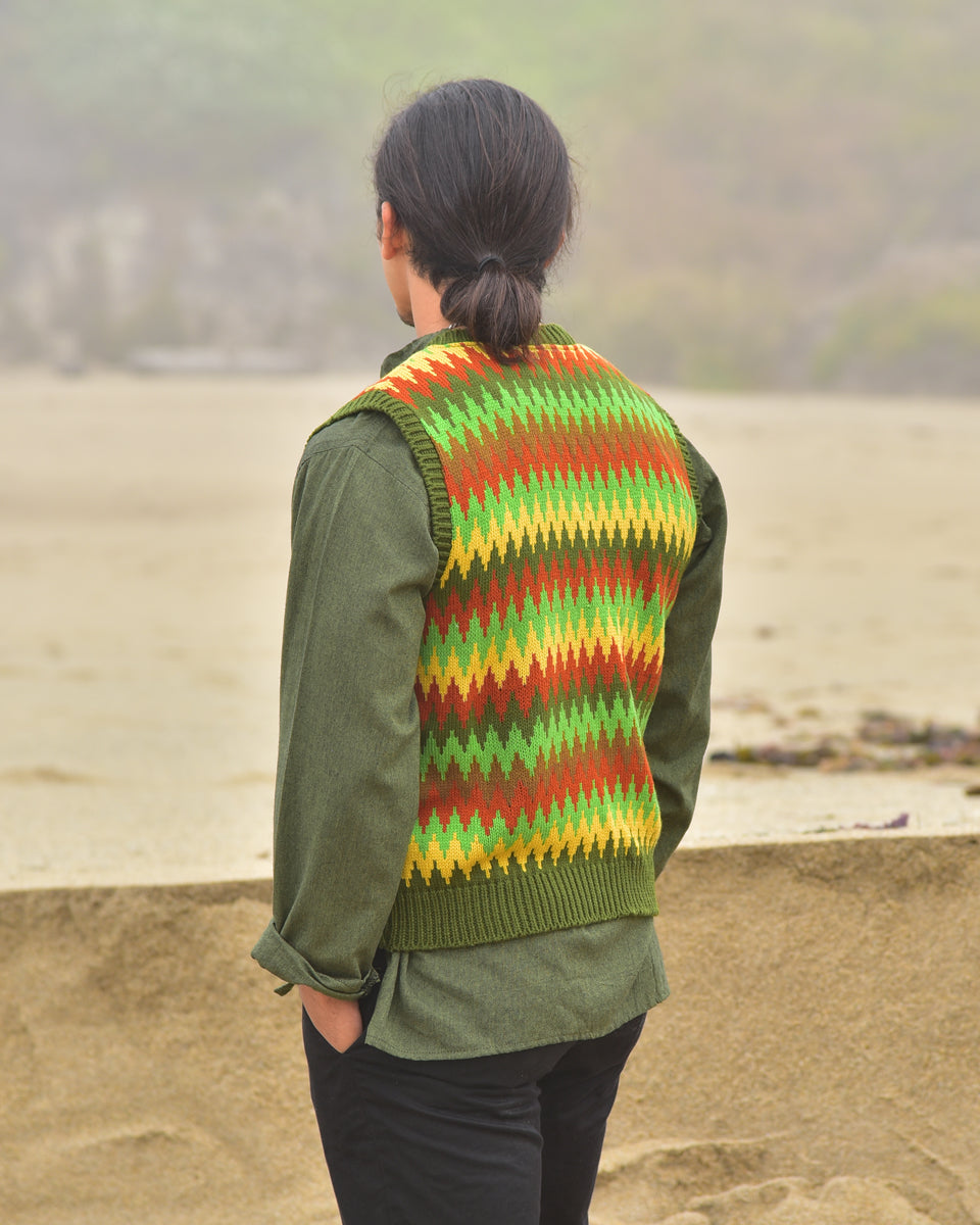 Zig Zag Sweater Vest