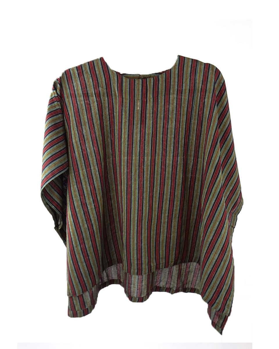Striped Cotton Box Top