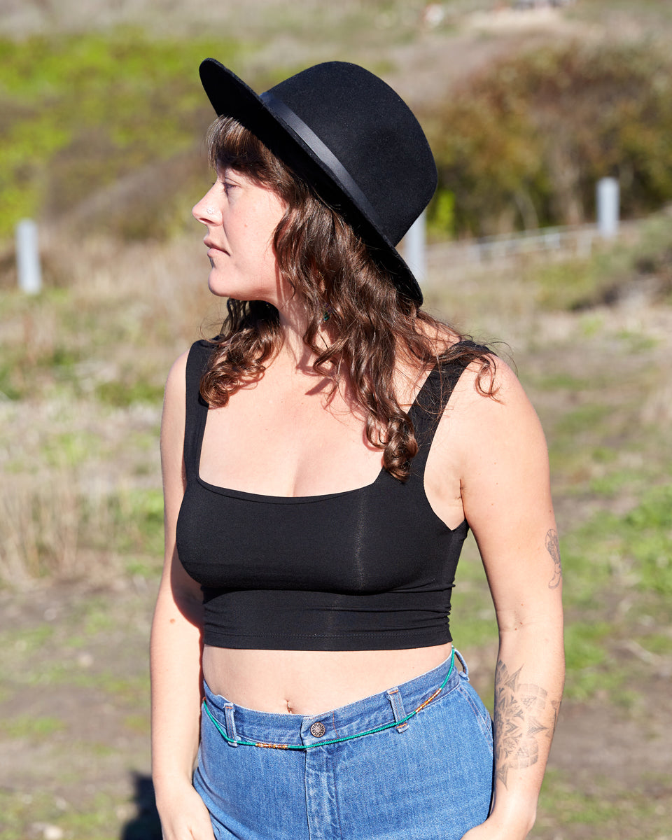 Square Neck Crop Top