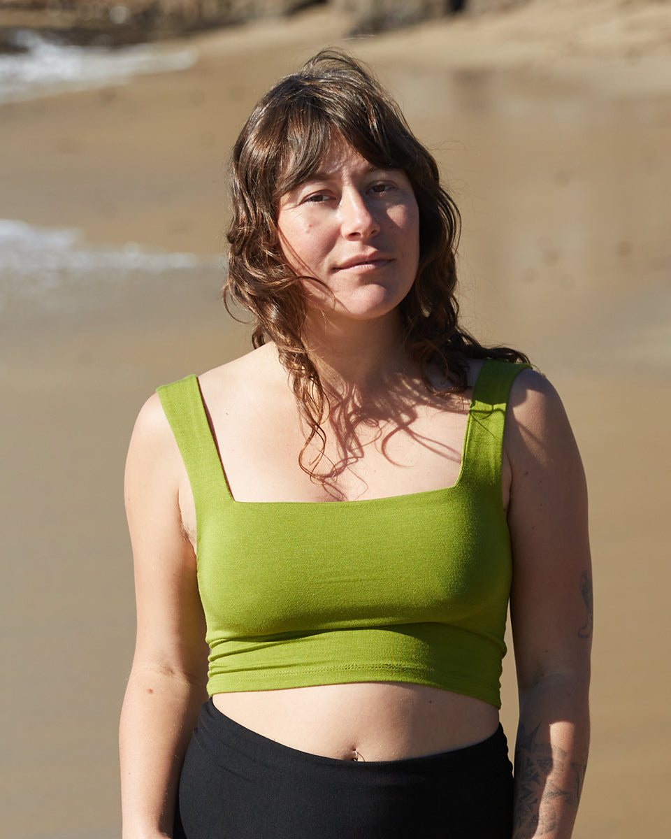 Square Neck Crop Top