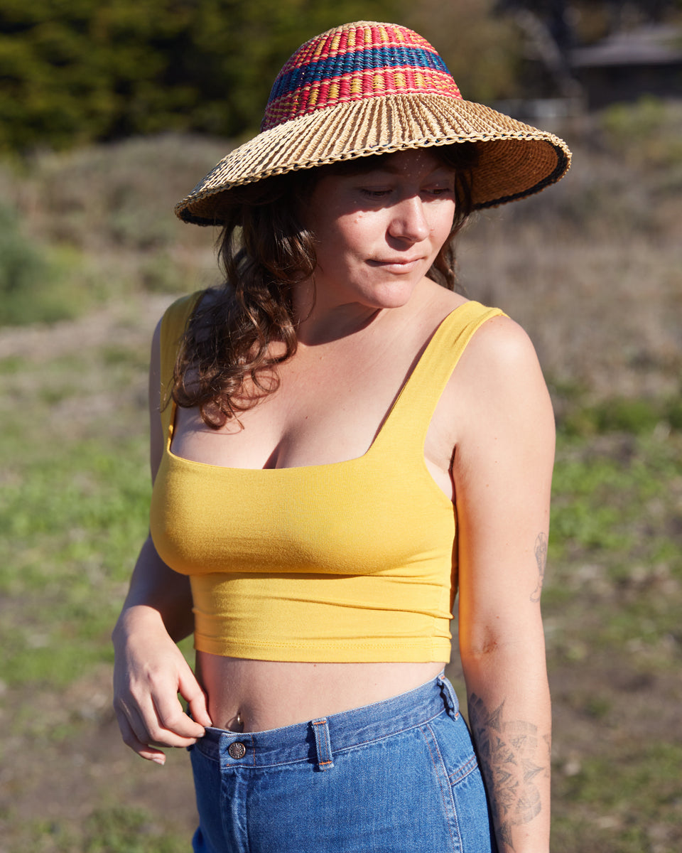 Square Neck Crop Top