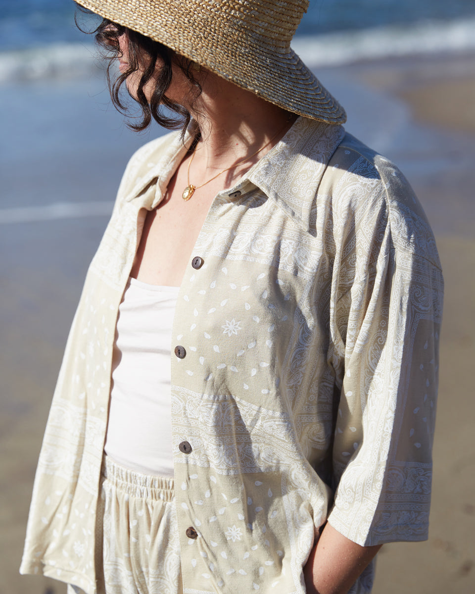 Paisley Button Down Shirt