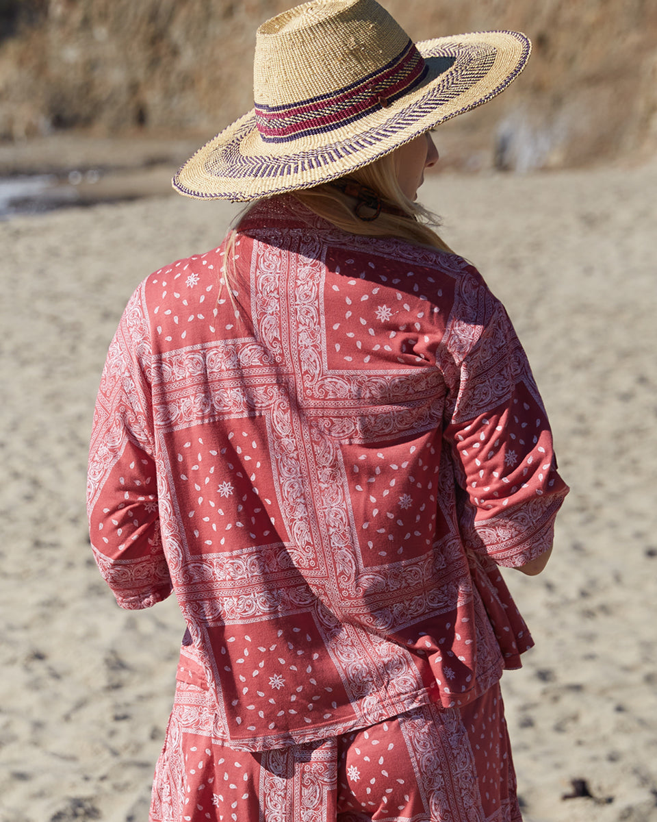 Paisley Button Down Shirt