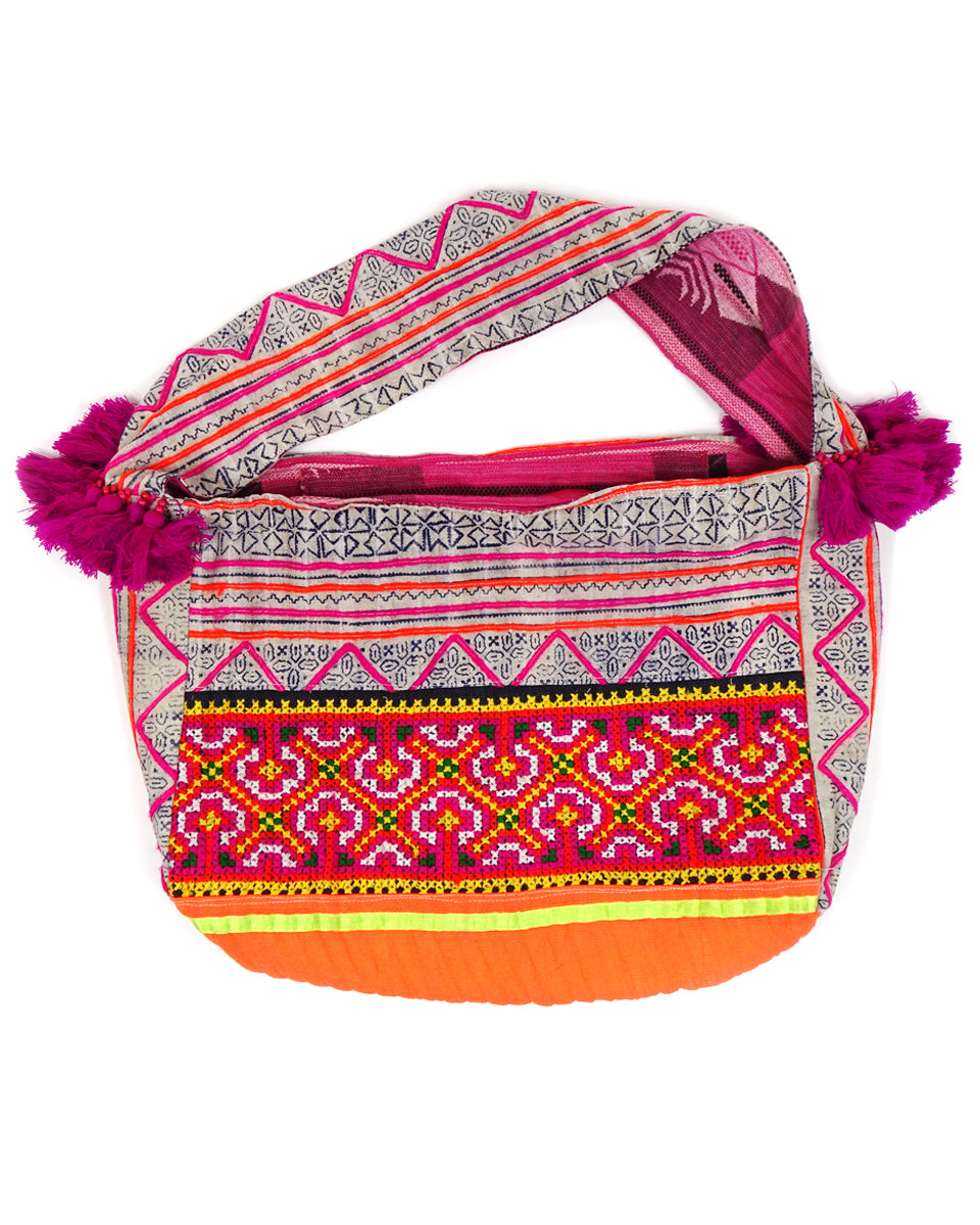 Tribal Handbag with Tassels