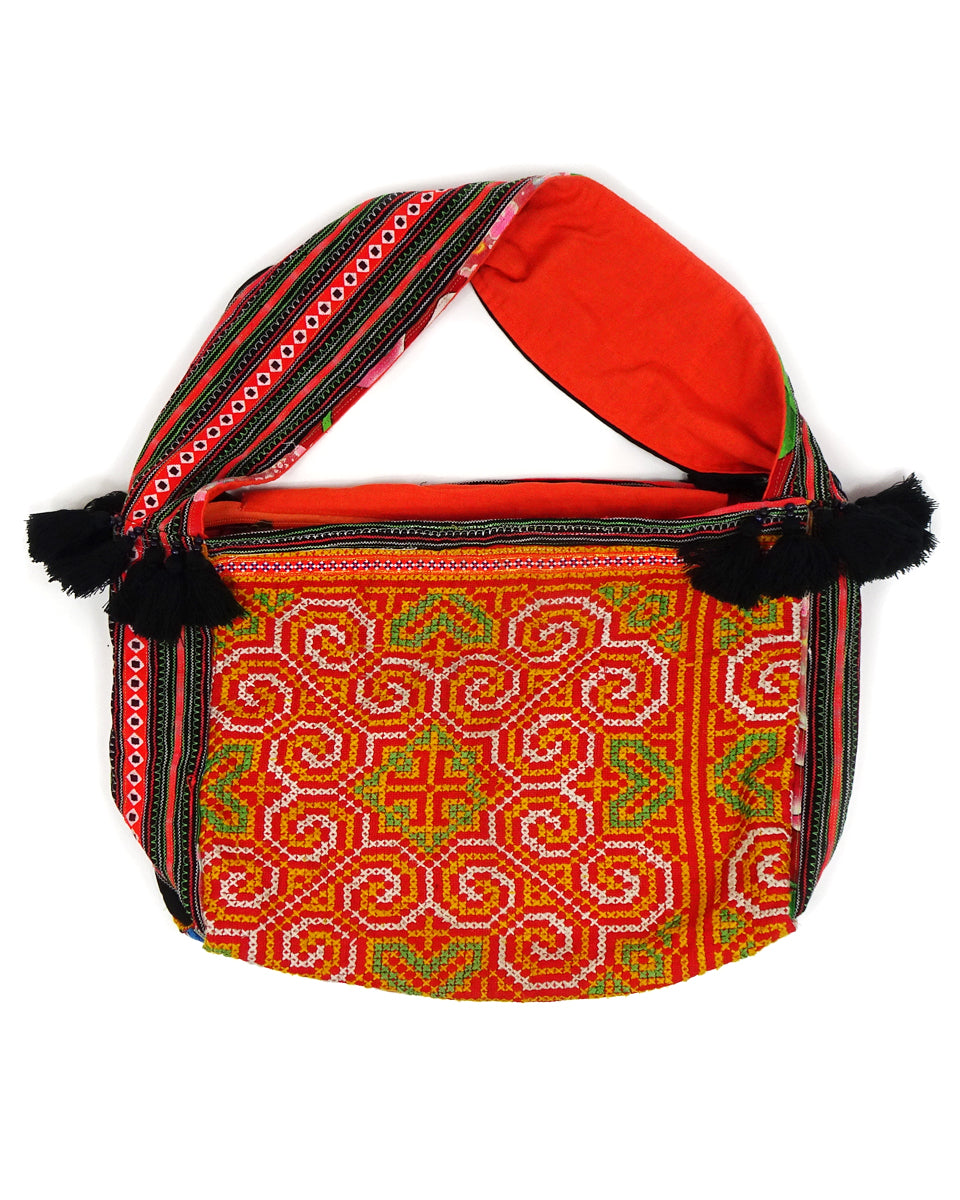 Tribal Handbag with Tassels