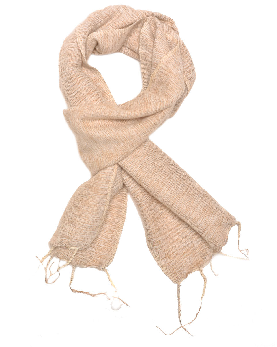 Brushed Woven Scarf in Ash