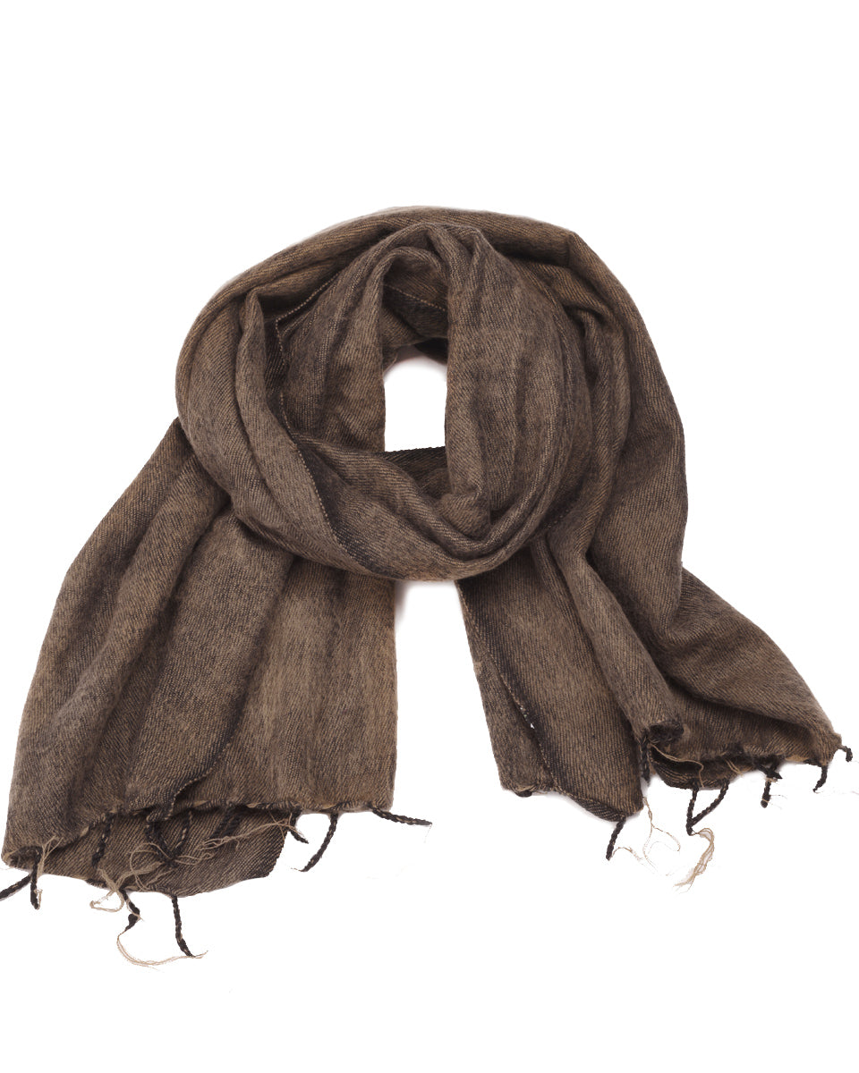 Brushed Woven Shawl in Cedar