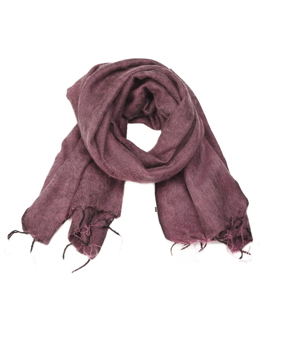 Brushed Woven Shawl in Lilac
