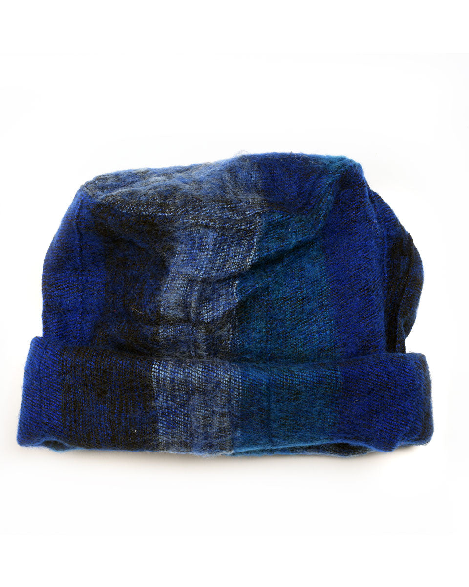 Striped Brushed Woven Pashtun Hat