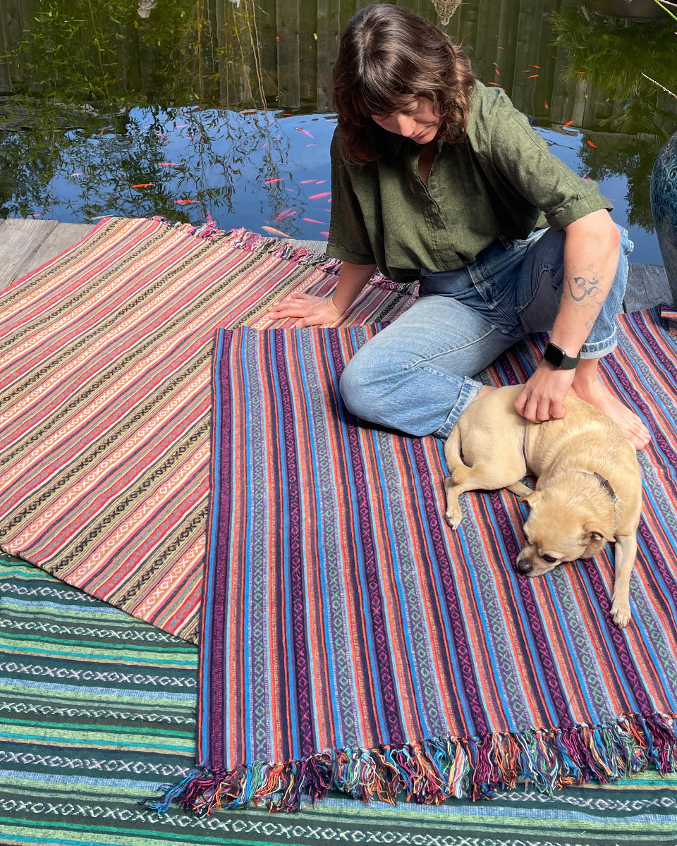 Brushed Cotton Gheri Blanket