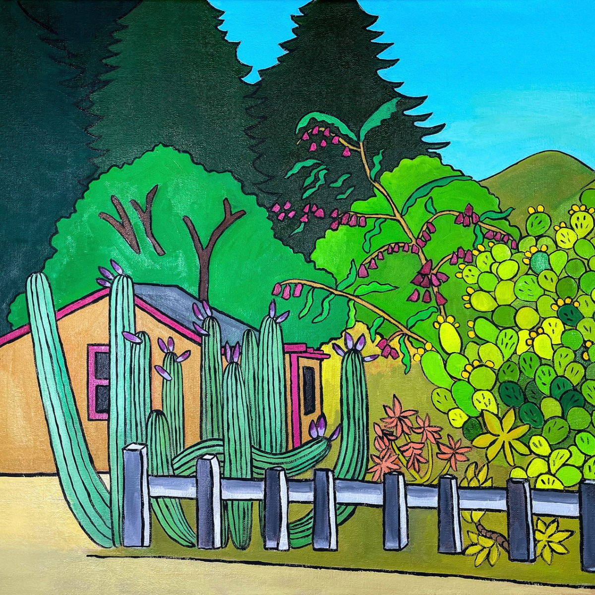 Oct 1-Dec 31: Paintings by Afrid Ghoffrani