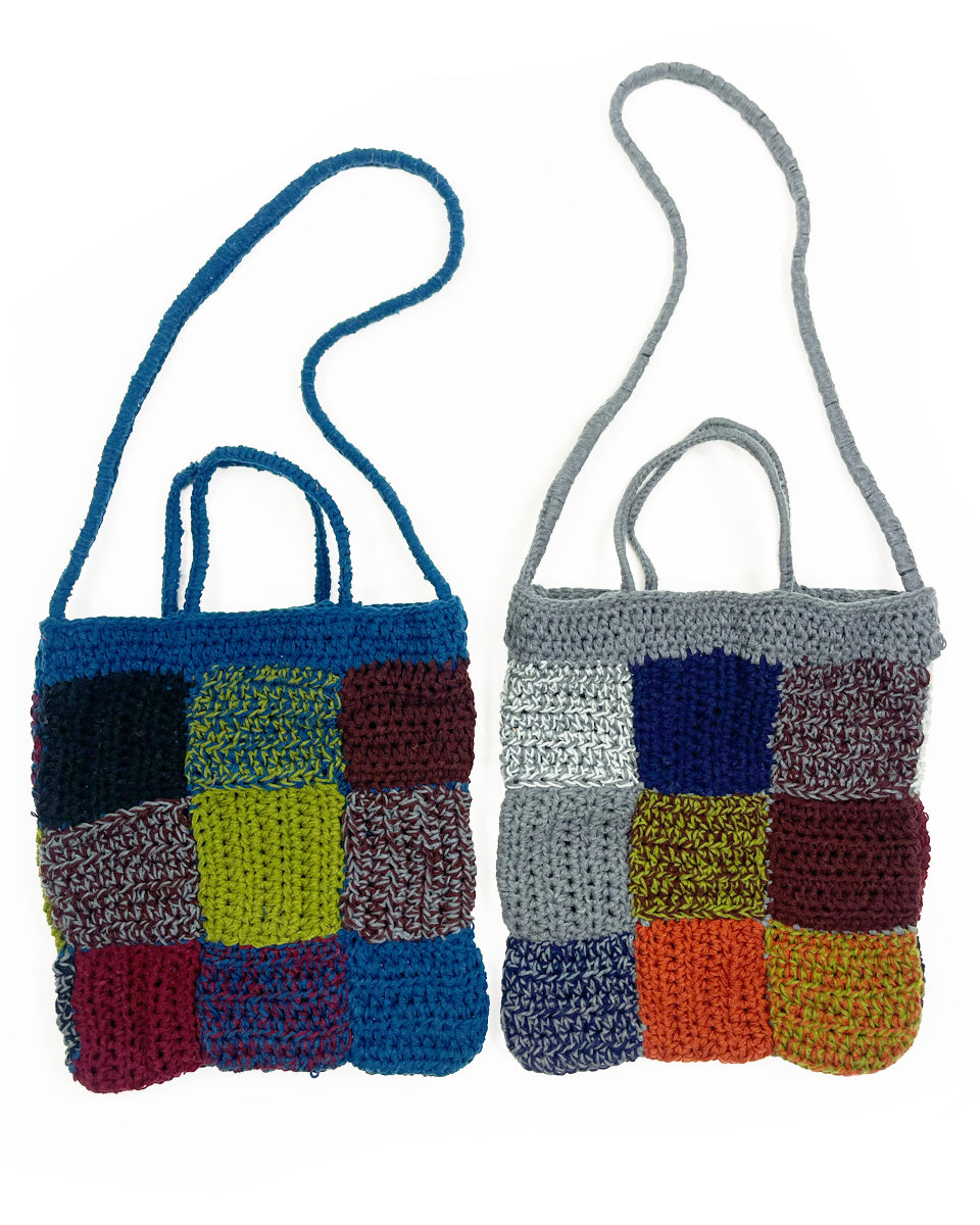 Knit Patchwork Bag