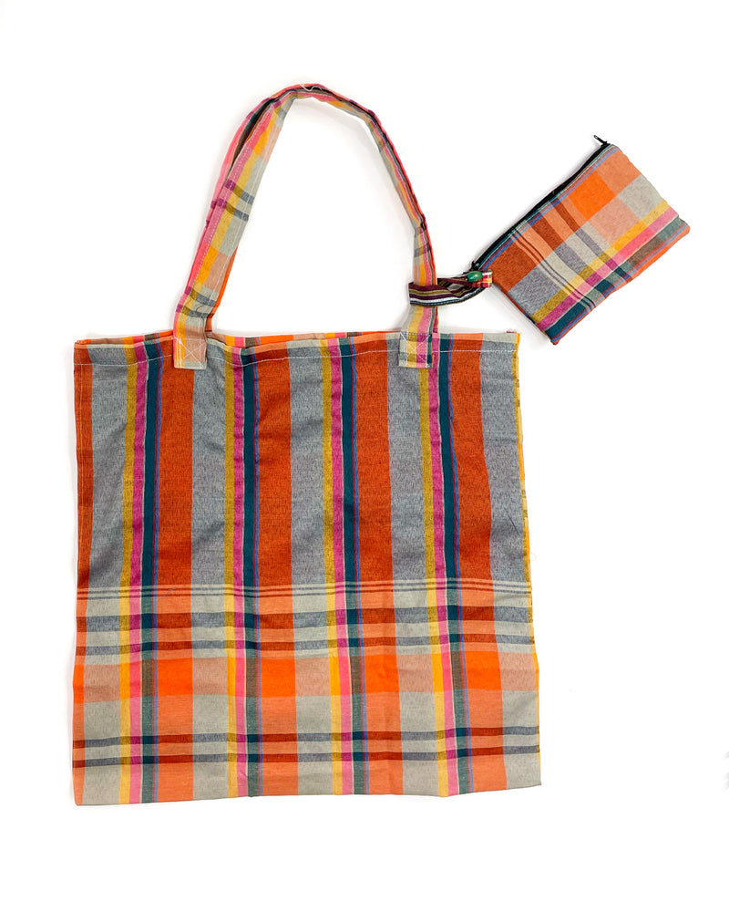 Madras Tribal Shopping Bag